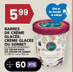 Rachelle-Bery Grocery LE GLACIER BILBOQUET ICE CREAM BARS, ICE CREAM OR SORBET offer