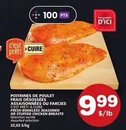 Marches Tradition FRESH BONELESS SEASONED OR STUFFED CHICKEN BREASTS offer