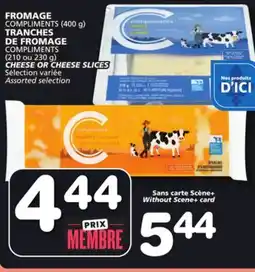 Marches Tradition COMPLIMENTS CHEESE OR CHEESE SLICES offer