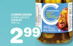 Marches Tradition COMPLIMENTS PICKLES offer