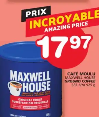 Marches Tradition MAXWELL HOUSE GROUND COFFEE offer