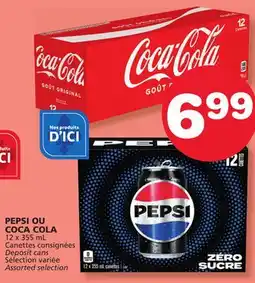 Marches Tradition PEPSI OR COCA COLA offer