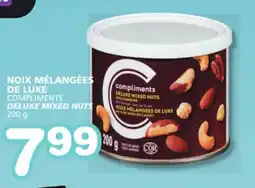 Marches Tradition COMPLIMENTS DELUXE MIXED NUTS offer