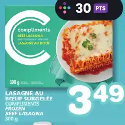 Marches Tradition COMPLIMENTS FROZEN BEEF LASAGNA offer