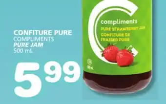 Marches Tradition COMPLIMENTS PURE JAM offer