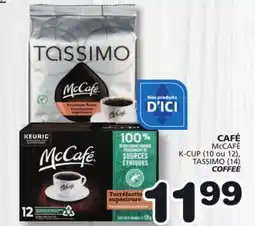 Marches Tradition McCAFÉ K-CUP (10 OR 12), TASSIMO (14) COFFEE offer