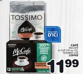 Marches Tradition McCAFÉ K-CUP (10 OR 12), TASSIMO (14) COFFEE offer