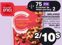 Marches Tradition COMPLIMENTS TRAIL MIX offer