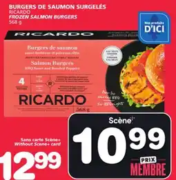 Marches Tradition RICARDO FROZEN SALMON BURGERS offer