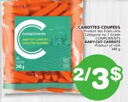 Marches Tradition COMPLIMENTS BABY-CUT CARROTS offer