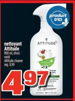 Super C NETTOYANT ATTITUDE | ATTITUDE CLEANER, 800 ML offer