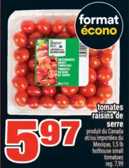 Super C Tomates raisins de serre | hothouse small tomatoes offer