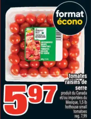 Super C Tomates raisins de serre | hothouse small tomatoes offer