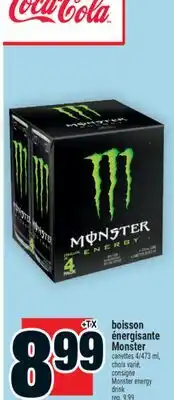 Super C Boisson énergisante Monster | Monster energy drink offer