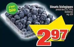 Super C BLEUETS BIOLOGIQUES | BLUEBERRIES offer