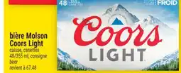 Super C BIÈRE MOLSON COORS LIGHT | BEER offer