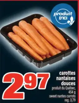 Super C Carottes nantaises douces | sweet nantes carrots offer
