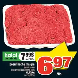 Super C Boeuf haché maigre | lean ground beef offer