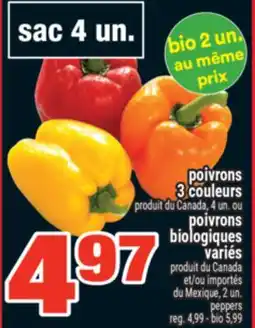 Super C poivrons 3 couleurs | peppers offer