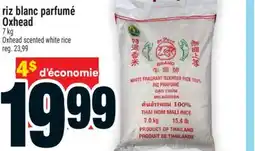 Super C riz blanc parfumé Oxhead | Oxhead scented white rice offer
