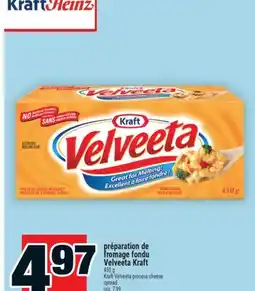Super C préparation de fromage fondu Velveeta Kraft | Kraft Velveeta process cheese spread offer
