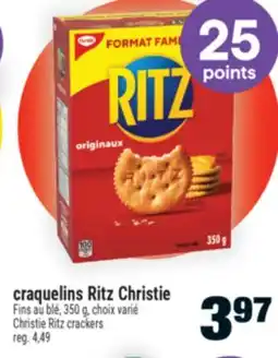 Super C Craquelins Ritz Christie | Christie Ritz crackers offer