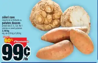 Super C céleri celeriac patates douces | celeriac or sweet potatoes offer