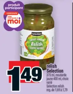 Super C RELISH SELECTION | SELECTION RELISH offer