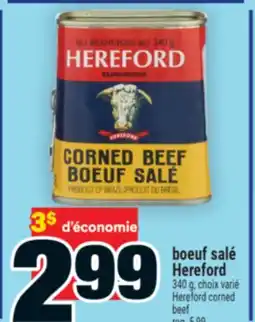 Super C Boeuf salé Hereford | Hereford corned beef offer