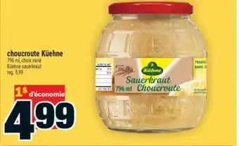 Super C Choucroute Küehne | Küehne sauerkraut offer
