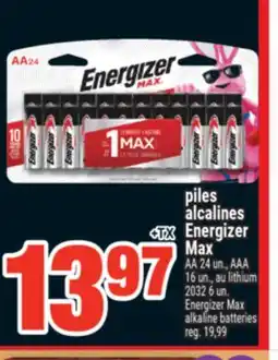 Super C Piles alcalines Energizer Max | Energizer Max alkaline batteries offer