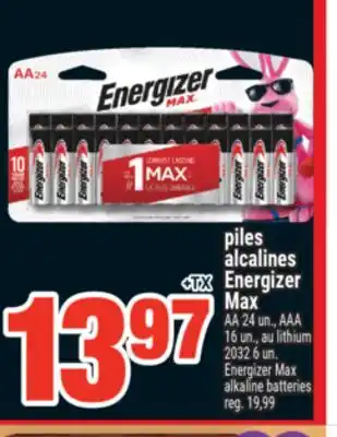 Super C Piles alcalines Energizer Max | Energizer Max alkaline batteries offer