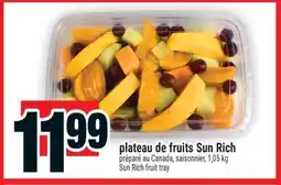 Super C Plateau de fruits Sun Rich | Sun Rich fruit tray offer