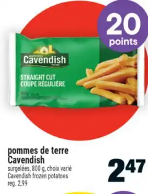 Super C pommes de terre Cavendish | Cavendish frozen potatoes offer