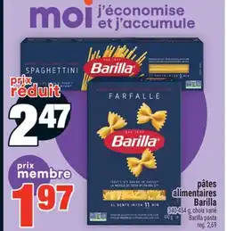 Super C pâtes alimentaires Barilla | Barilla pasta offer