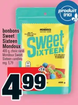 Super C bonbons Sweet Sixteen Mondoux | Mondoux Sweet Sixteen offer