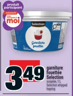 Super C garniture fouettée Selection | Selection whipped topping offer