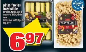 Super C Pâtes farcies Irrésistible | Irrésistible stuffed pasta offer