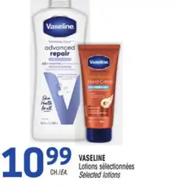 Uniprix VASELINE Lotions sélectionnées / Selected lotions offer