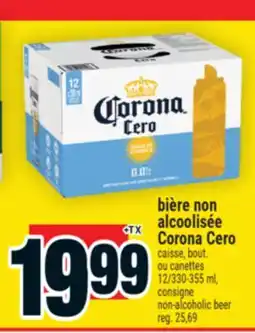 Super C bière non alcoolisée Corona Cero | non-alcoholic beer offer