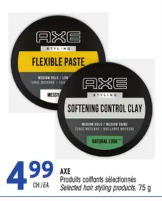 Uniprix AXE Produits coiffants sélectionnés/Selected hair styling products offer