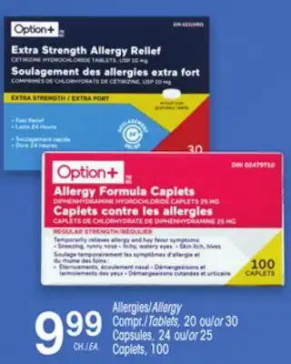 Uniprix Option+ Allergies/Allergy offer