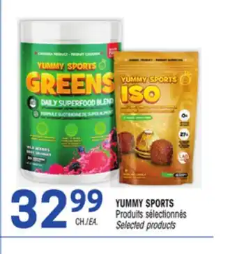 Uniprix YUMMY SPORTS Produits sélectionnés / Selected products offer