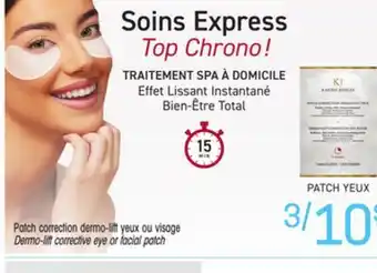 Uniprix KARINE JONCAS Patch correction dermo-lift yeux ou visage / Dermo-lift corrective eye or facial patch offer