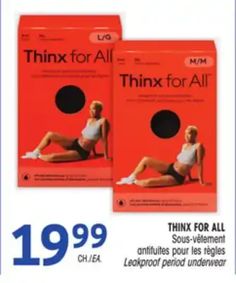 Uniprix THINX FOR ALL Sous-vêtement antifuites pour les règles / Leakproof period underwear offer