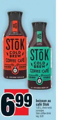 Super C BOISSON AU CAFÉ STOK | STOK COFFEE DRINK offer