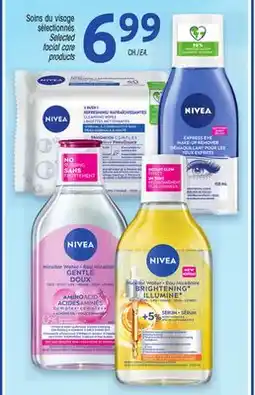 Uniprix NIVEA Soins du visage sélectionnés /Selected facial care products offer