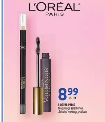 Uniprix L'ORÉAL PARIS Maquillage sélectionné/Selected makeup products offer