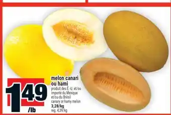 Super C MELON CANARI OU HAMI | CANARY OR HAMY offer