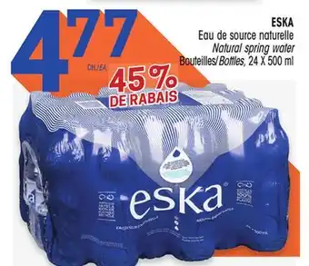 Uniprix ESKA Eau de source naturelle /Natural spring water offer